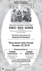 Art Gamblin Motors Coat Drive